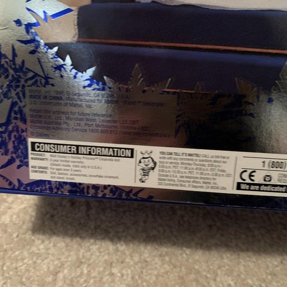 Mattel - Holiday Princess Barbie Doll - Walt Disney’s Cinderella 1996 - Picture 7 of 10